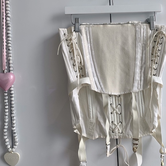 CAMP Vintage Corset Girdle Corset Style No. 93099 32" Garters Shaper White - Picture 5 of 14